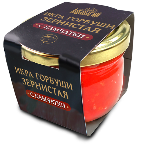 Икра горбуши зернистая с камчатки